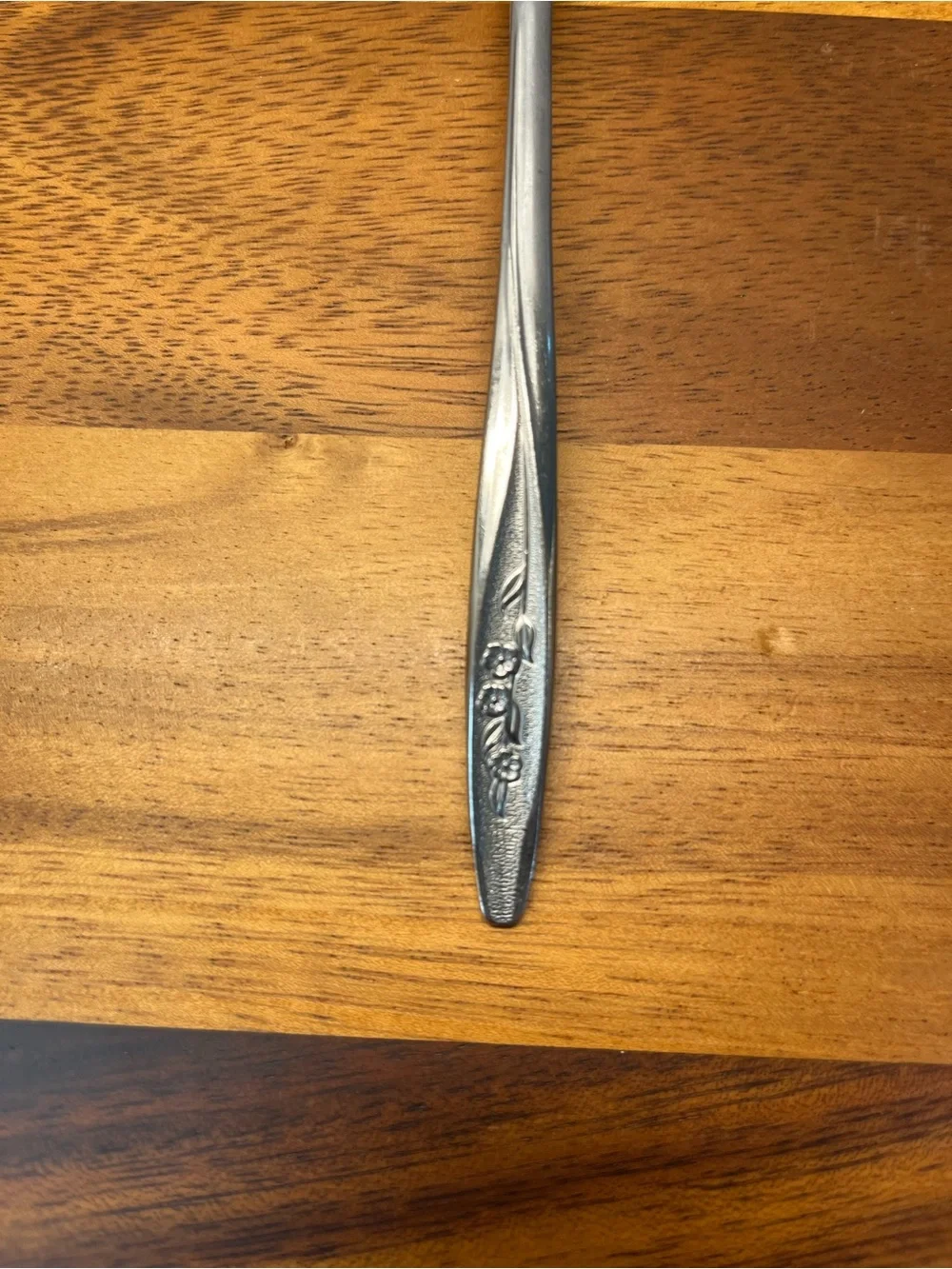 Vintage Superior Stainless USA Radiant Rose Iced Tea Spoon